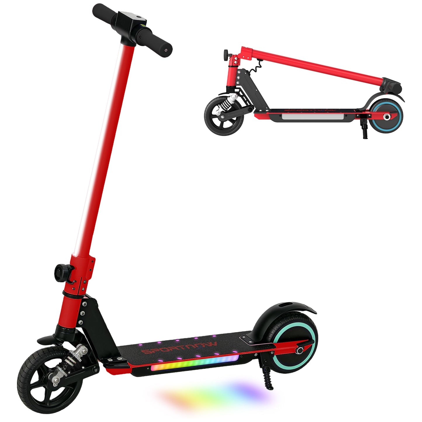 SPORTNOW Kids Electric Scooter — 150W, 14 km/h, 6 km Range, Foldable | CE Certified