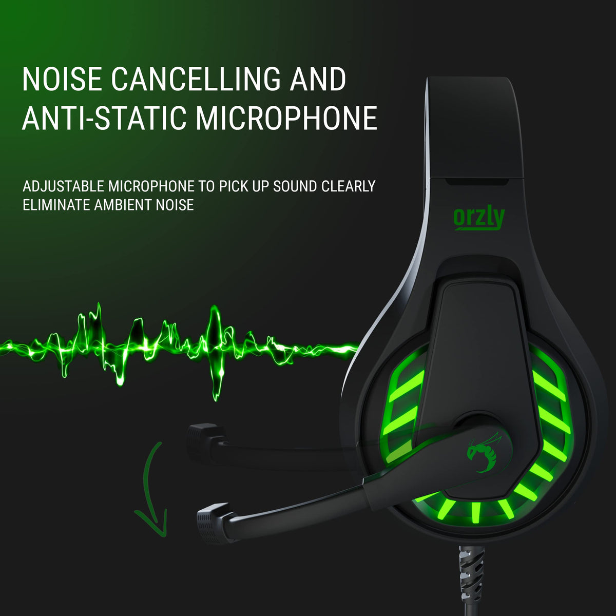 Orzly Gaming Headset for PC and Gaming Consoles compatible with PS5, PS4, XBOX SERIES X | S, XBOX ONE, Nintendo Switch & Steam Deck with noise cancelling mic - RXH-30 Siberia Edition