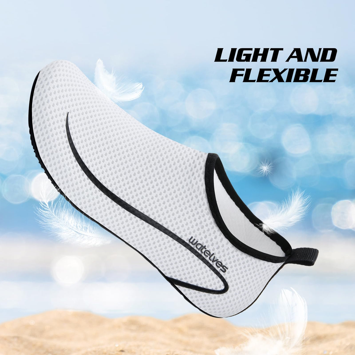 Swim Water Shoes Aqua Socks Barefoot for Sea Beach Swimming Shoes Pool Ladies Women Mens