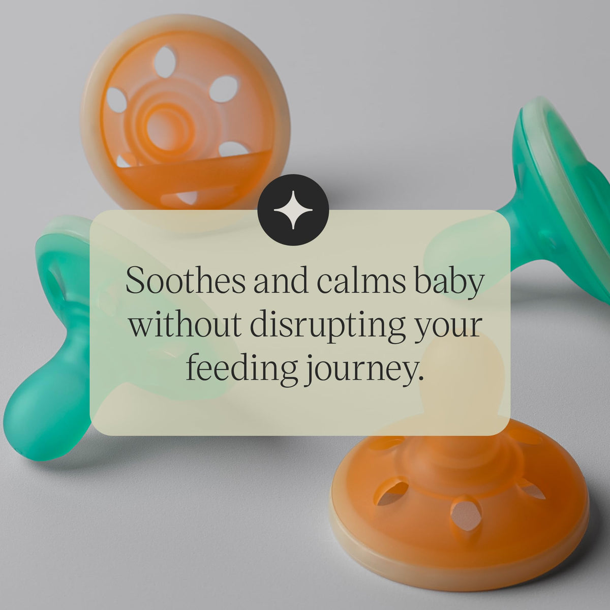 Tommee Tippee Ultra-Light StayPut Night Glow Soother 0-6m Pack of 2