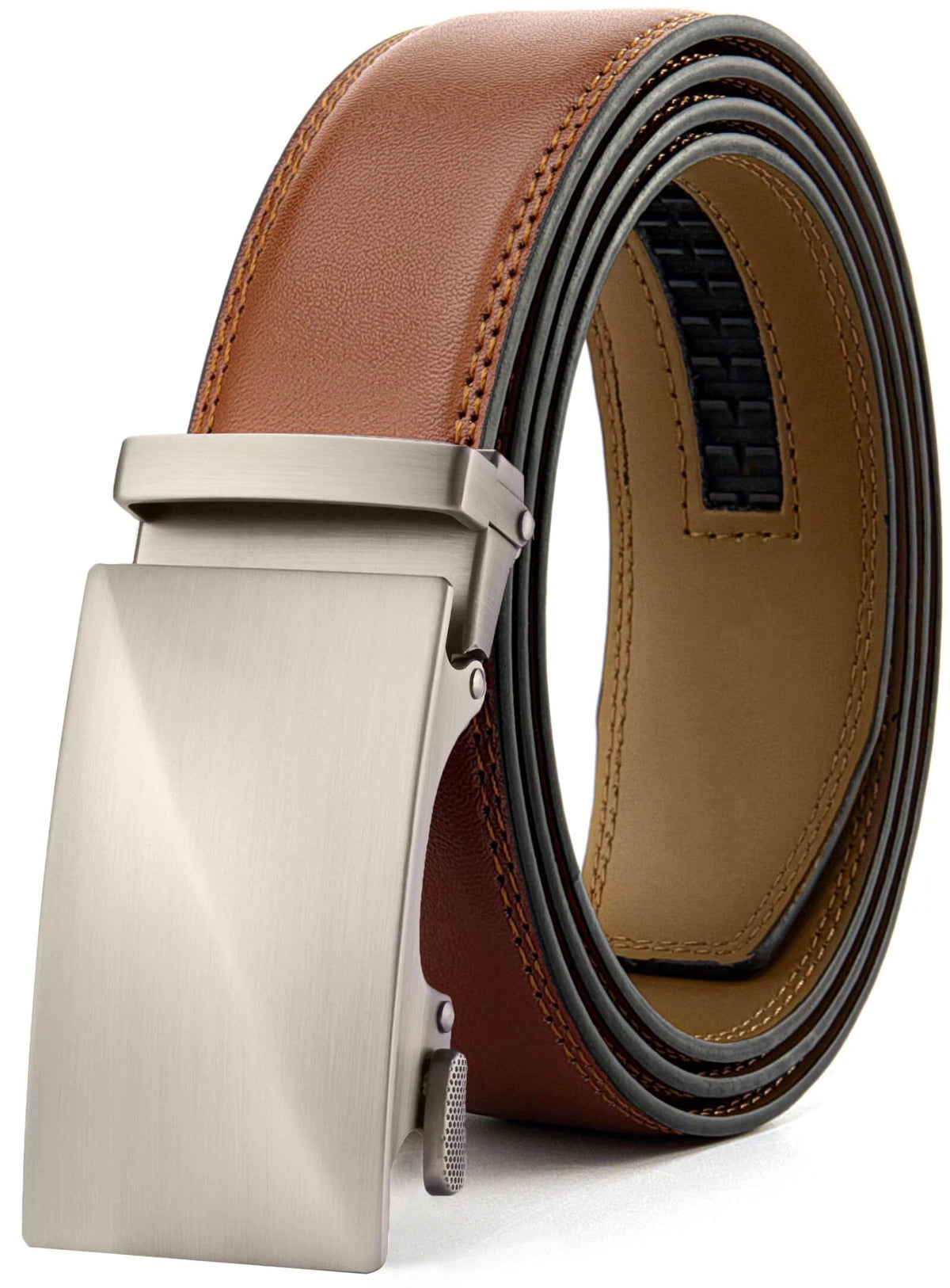 CHAOREN Belts for Men, 1 3/8" Ratchet Mens Belt Leather for Jeans, Dress