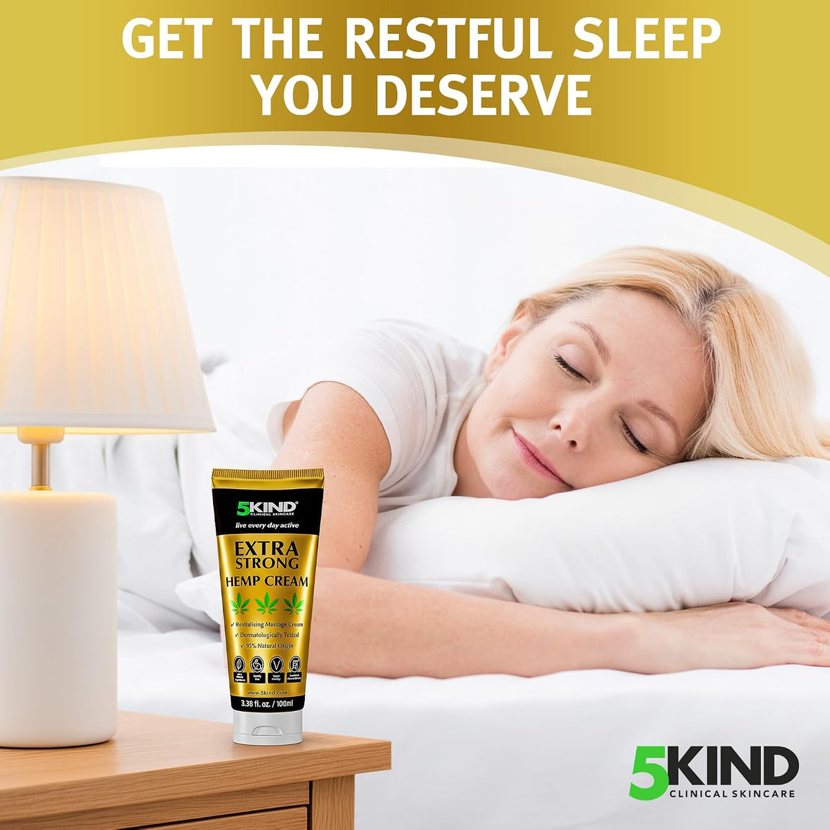 5Kind Extra Strong Hemp Cream 100ml - Hemp and Arnica Cream