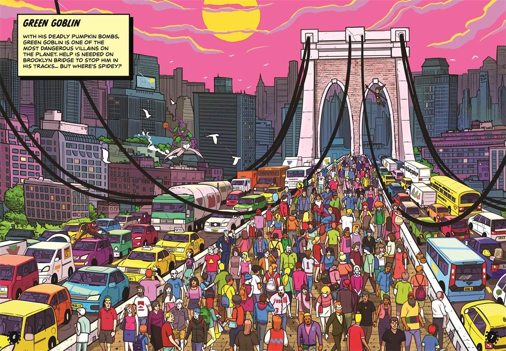 Where's Spidey?: A Marvel Spider-Man Search & Find Book