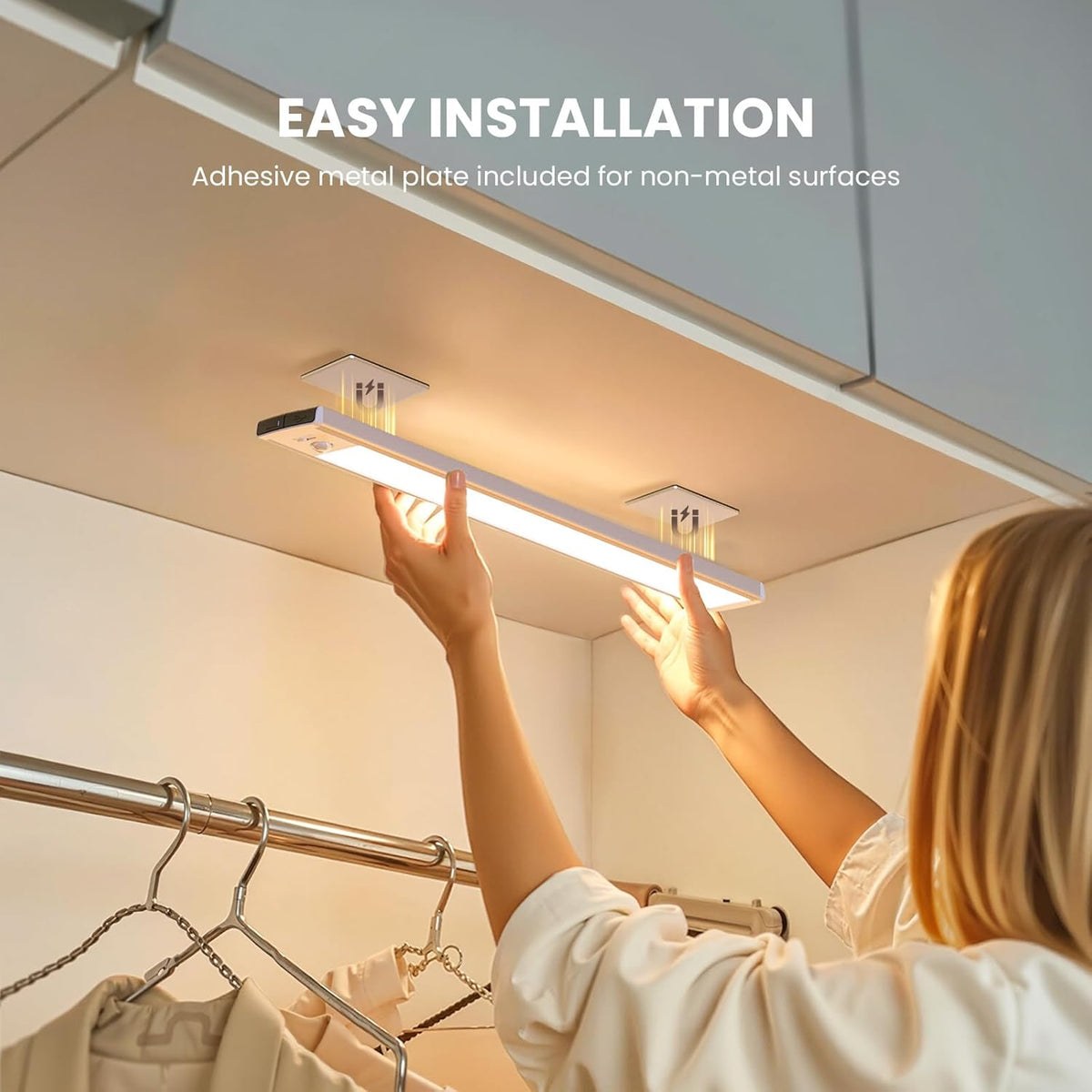 20cm Under Cabinet Kitchen Lights, Motion Sensor Lights Indoor