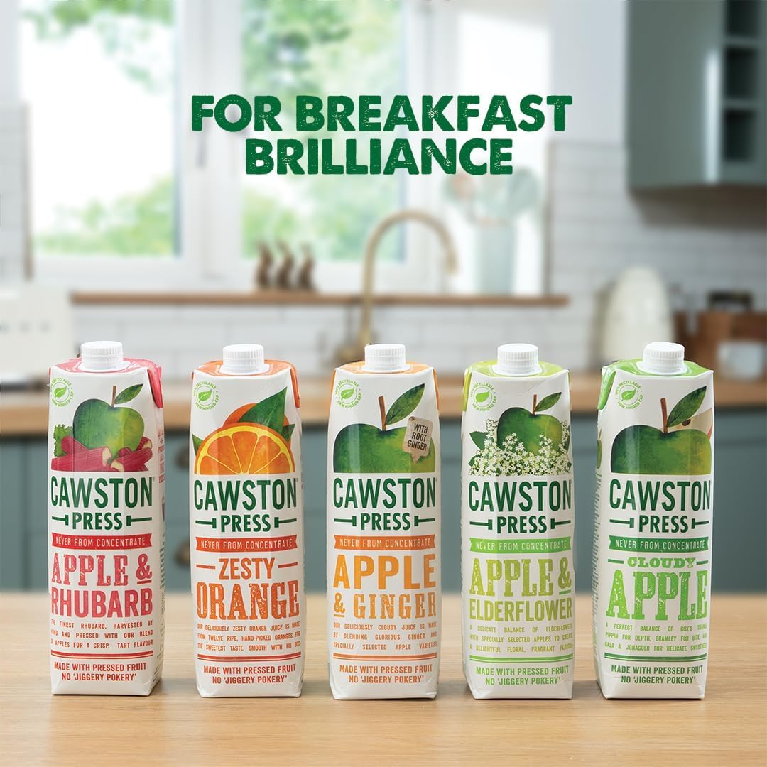 Cawston Press Brilliant Beetroot Pressed Juice 1 litre (Pack of 6) - Pure Pressed Beetroot, Vegan, No Added Sugar