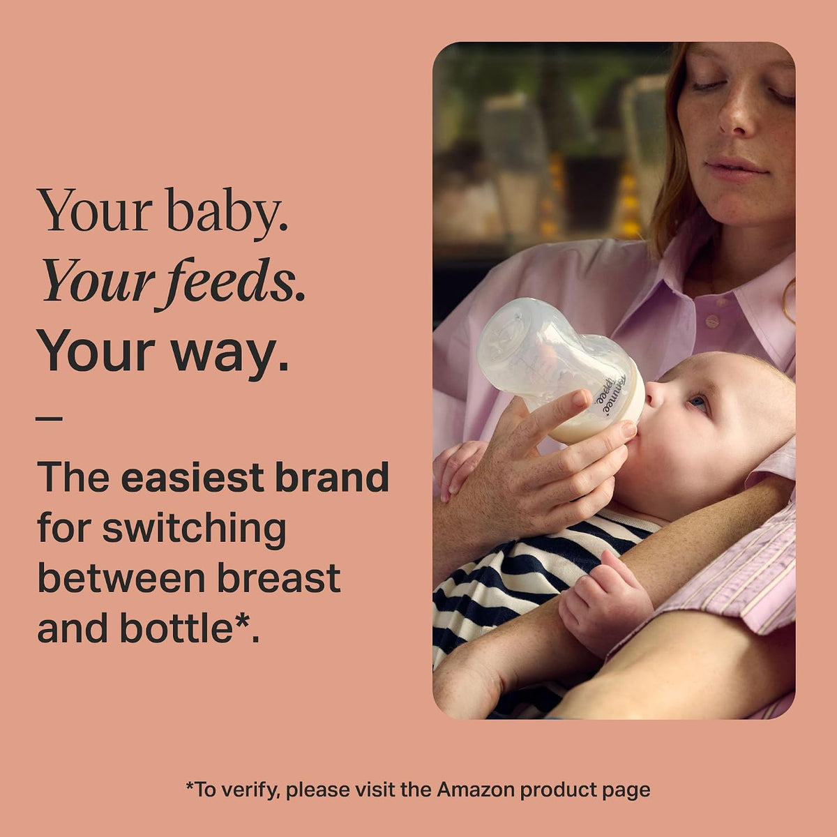Tommee Tippee Natural Start Baby Bottle Breast-Like Teat 0m+ 260ml