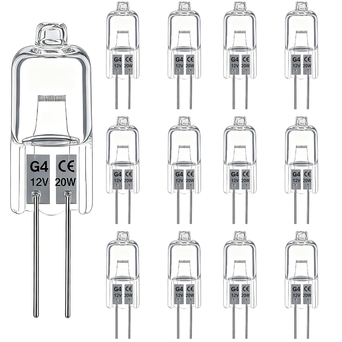 G9 Halogen Bulbs 33W, G9 Halogen Light Bulbs Warm White 2700K, Capsule Bulb Dimmable 230V for Ceiling Lights, Crystal Lamps, Chandeliers，Ovens, Microwave, Non Flicker,6 Pack