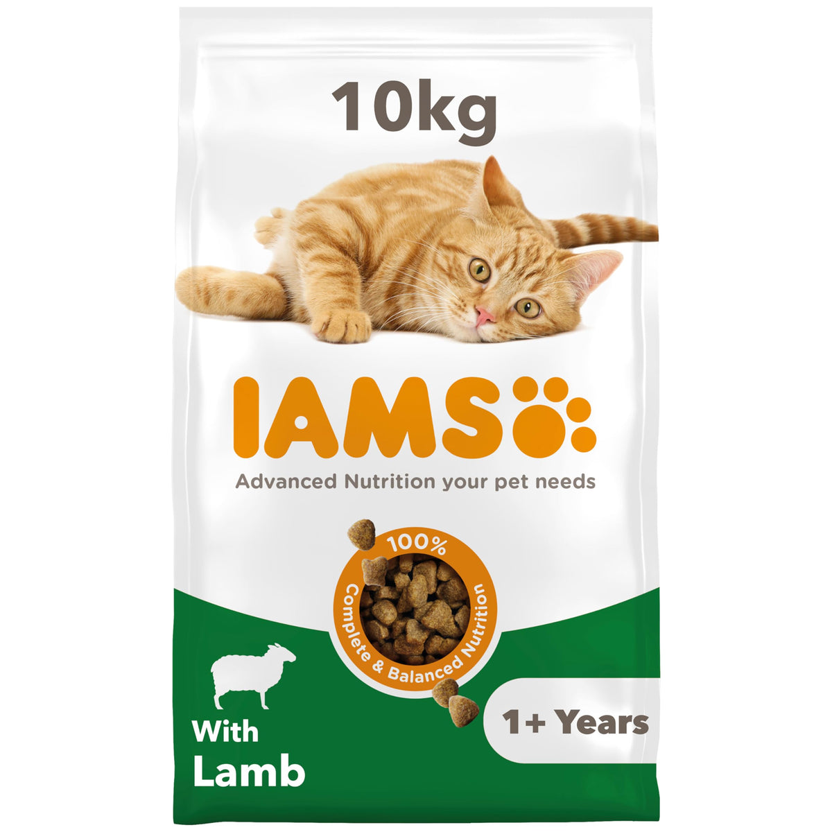 IAMS Adult Complete Dry Cat Food Chicken 3kg - Supports Strong Immune System
