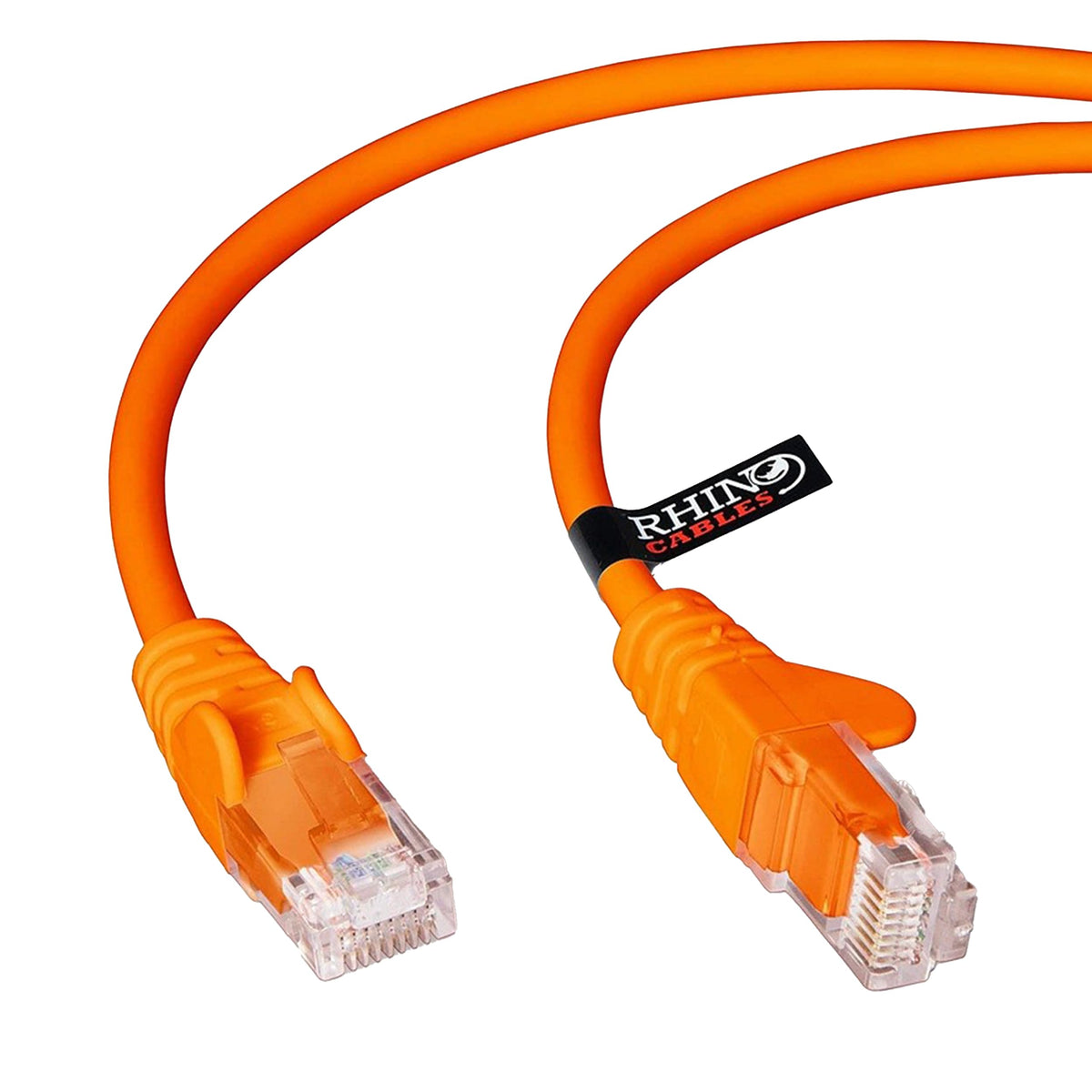 rhinocables CAT 5e Ethernet Cable, RJ45 Network Lead (3m, Black)