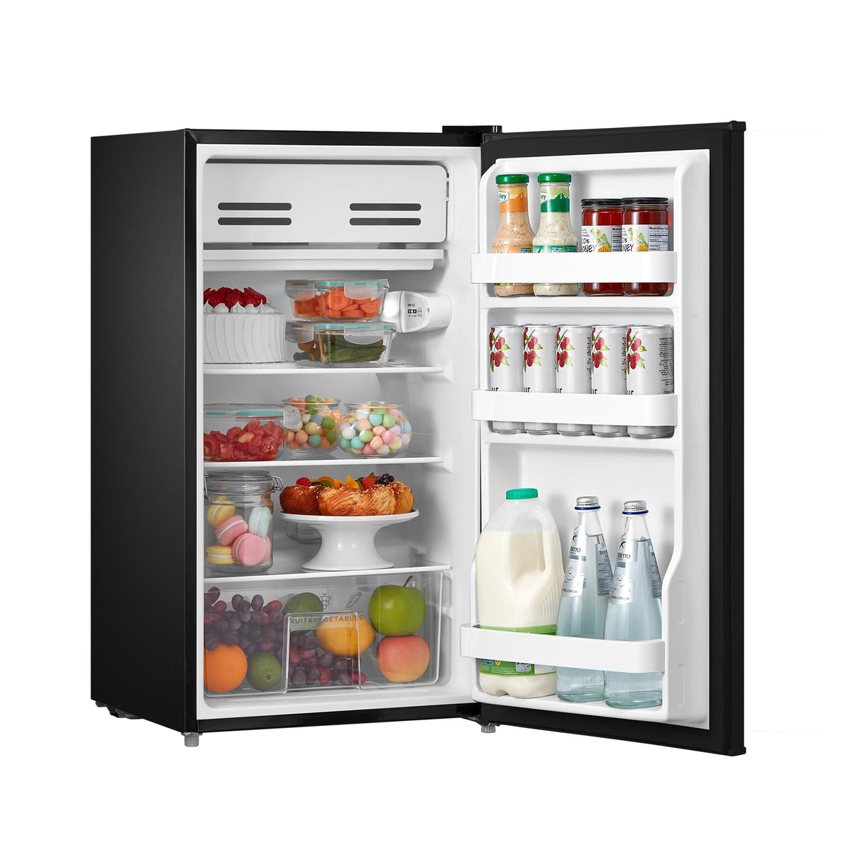 COMFEE' 80L Under Counter Fridge with 4-Star Ice Box, RCD80WH3UK(E)