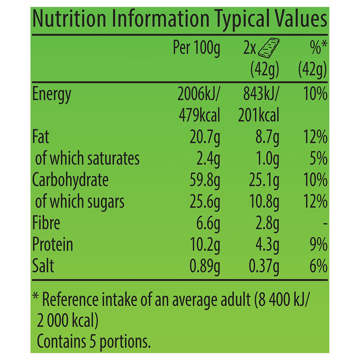 Nature Valley Crunchy Oats and Chocolate Cereal Bars, 18 x 42 g
