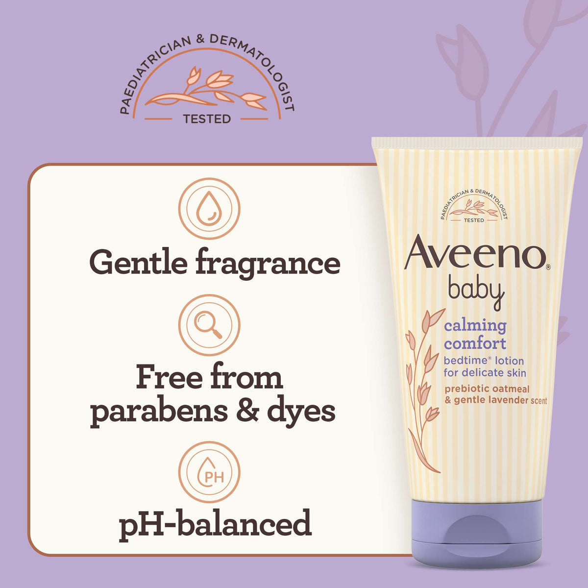 Aveeno Baby Calming Comfort Bedtime Lotion for Baby's Delicate Skin 150ml