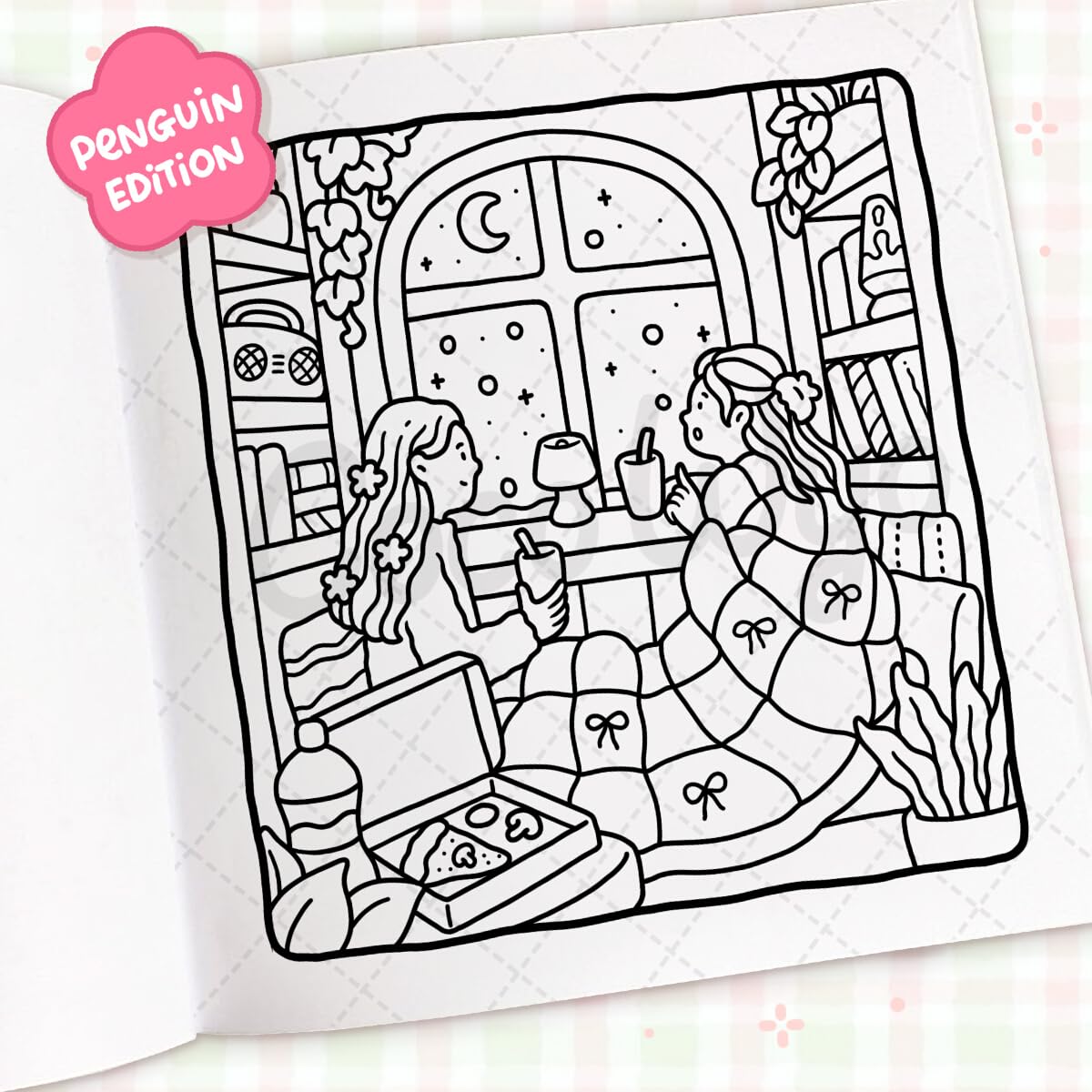 Girl Moments: A relaxing and cosy colouring book from the bestselling author (Coco Wyo)
