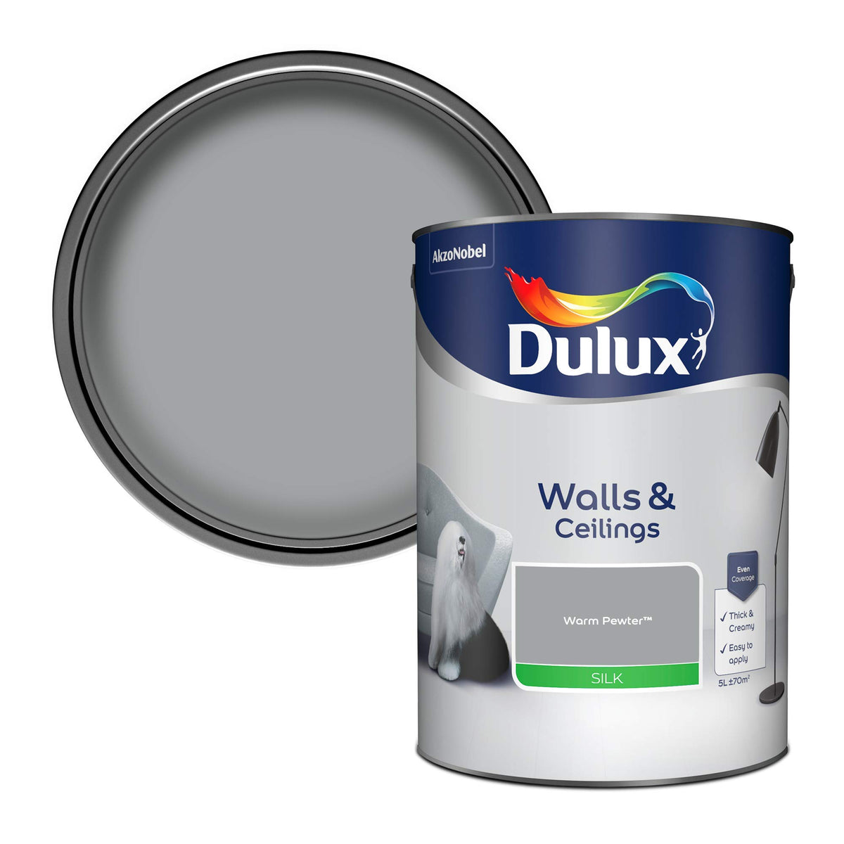 Dulux Tester Paint, White Mist, 30 ml (Pack of 1)