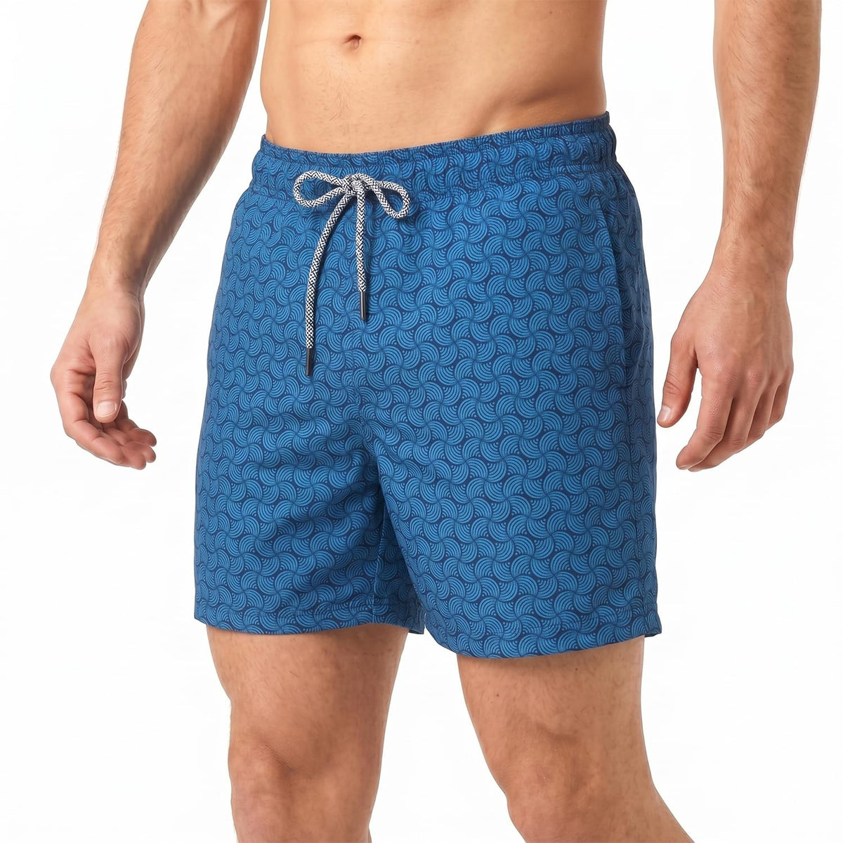 RIPT Men’s Quick Dry Swim Shorts Mesh Lining Drawstring UV 50 Beach Trunks