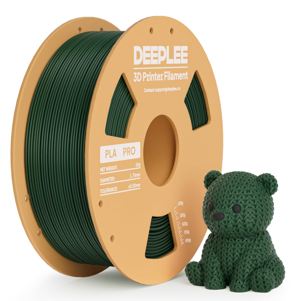 DEEPLEE PLA Filament 1.75mm PLA Pro White*1