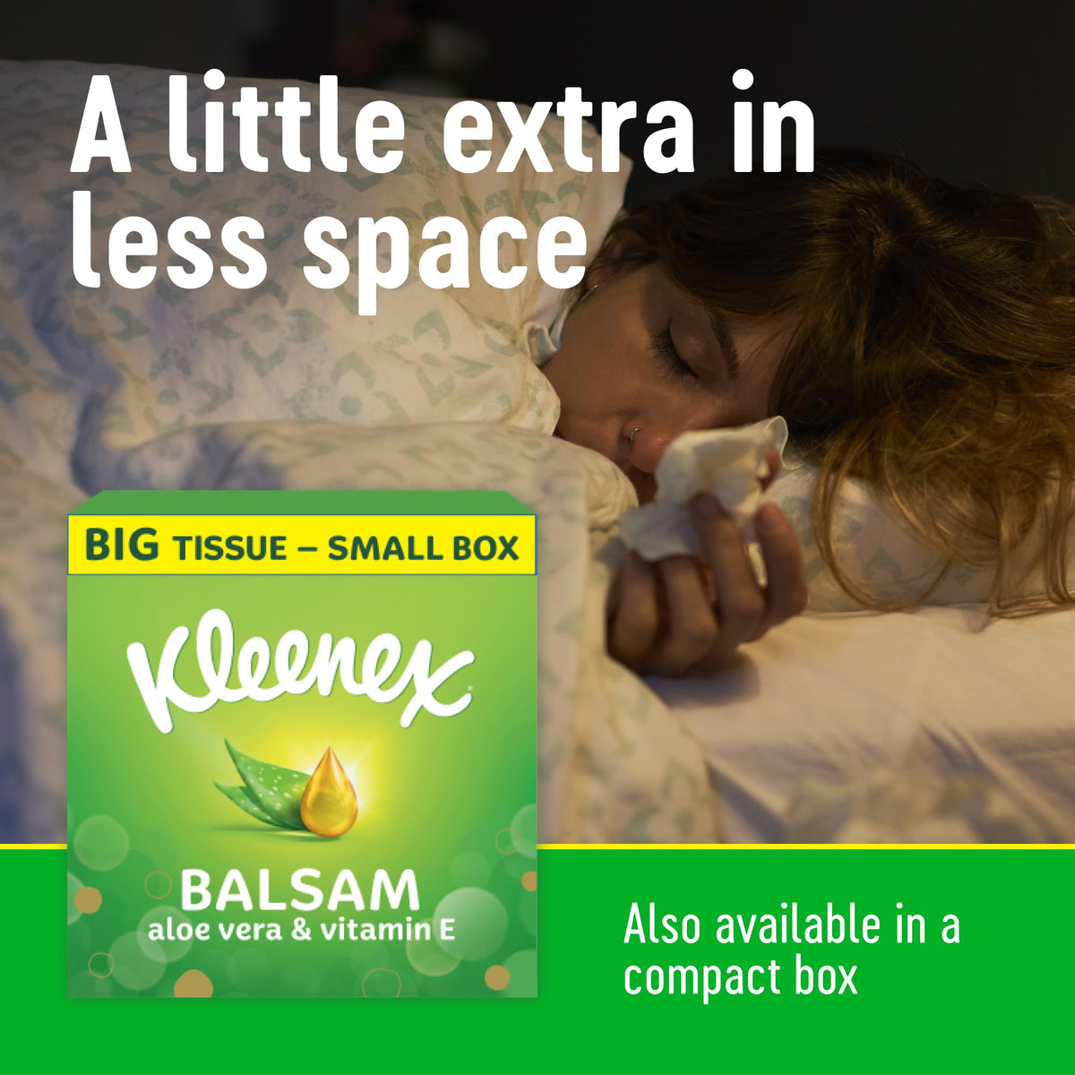 Kleenex Balsam Facial Tissues - Multipack 2 Tissue Boxes