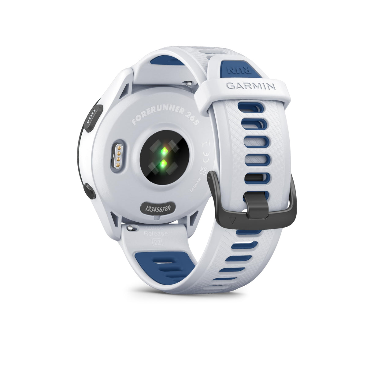 Garmin Forerunner 265S, 42mm GPS running smartwatch, Whitestone
