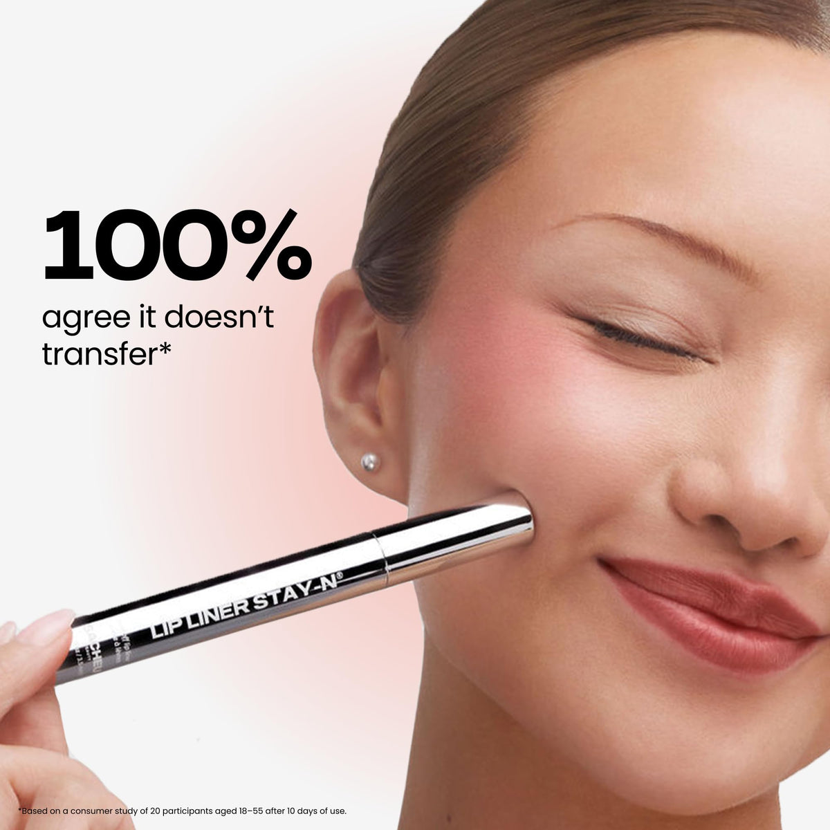 Sacheu Lip Liner STAY-N Peel Off Lip Stain, Longwear, p-INKED