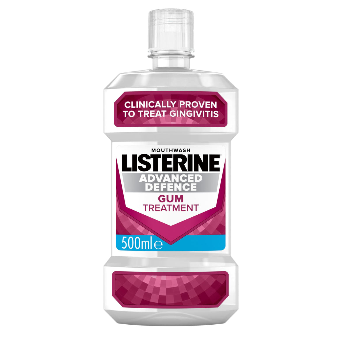 Listerine Advanced Enamel & Sensitivity Protection Mouthwash, Fresh Mint (500ml), Mouthwash to Prevent Enamel Erosion and Treat Sensitive Teeth