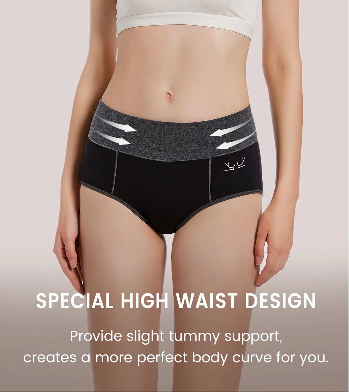 TANSTC Period Pants for Women, Heavy Flow Leakproof Menstrual Knickers