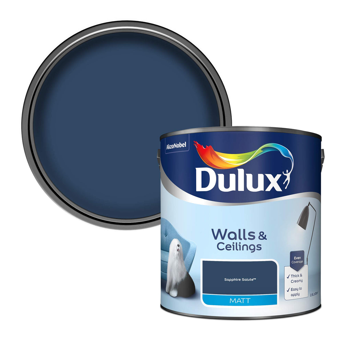Dulux Tester Paint, White Mist, 30 ml (Pack of 1)