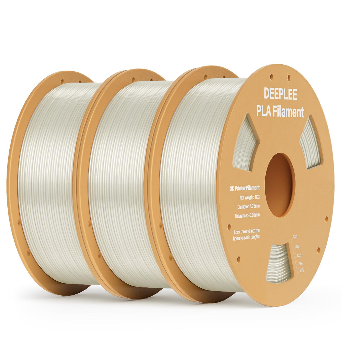 DEEPLEE PLA Filament 1.75mm White 1kg