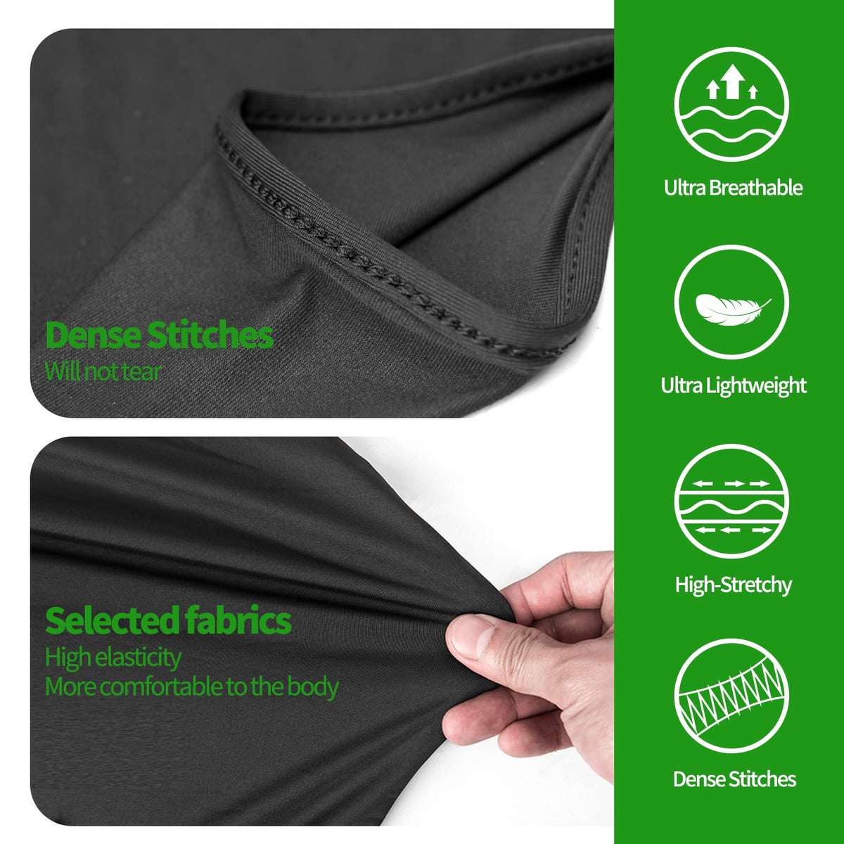 LONGKING Balaclava Ski Face Mask, UV Protector Windproof Lightweight Neck Warmer Motorcycle Cycling, Skiing, Snowboarding for Men/Women