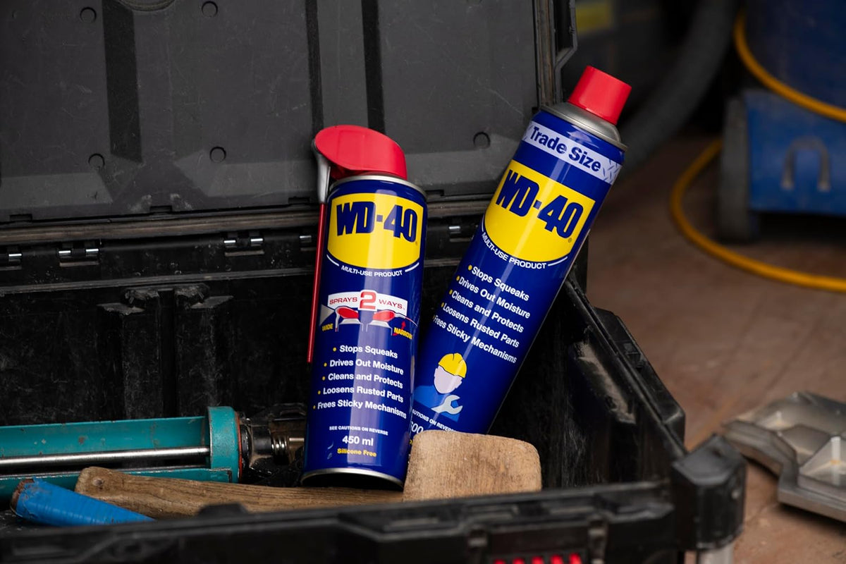 WD-40 Multi-Use Lubricant Spray, Trusted Formula, Multi-Purpose, 600ml