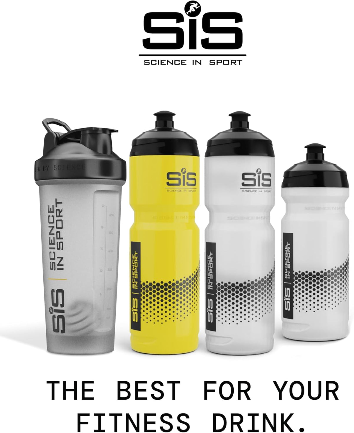Science in Sport Sports Bottle, Yellow, 800ml