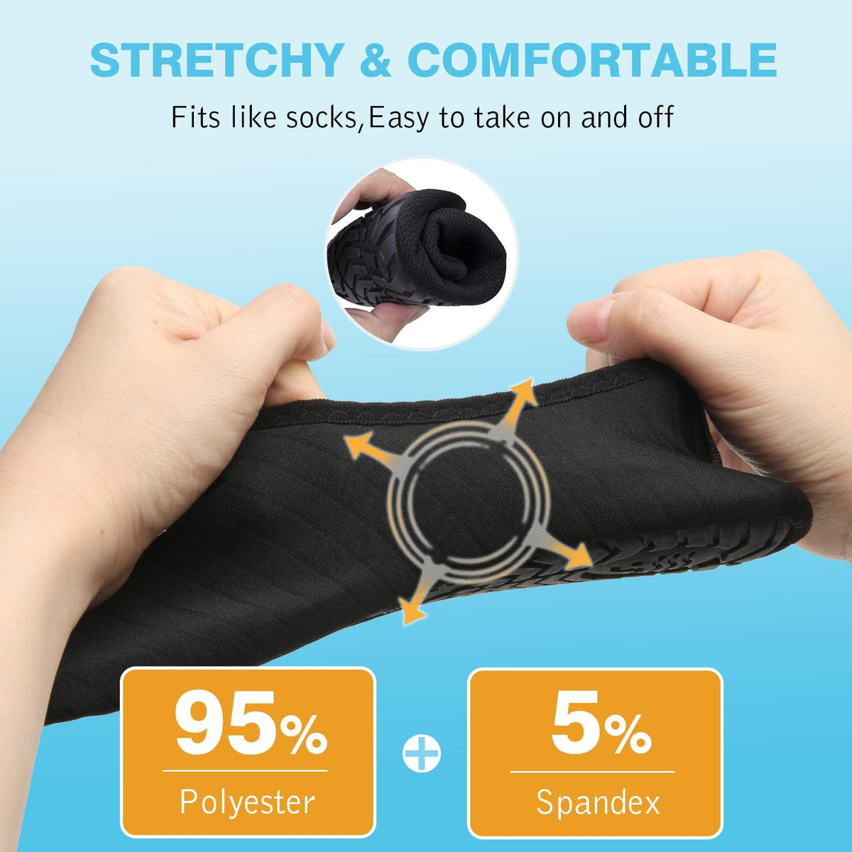 Steppli Water Shoes Swim Aqua Shoes for Men Women