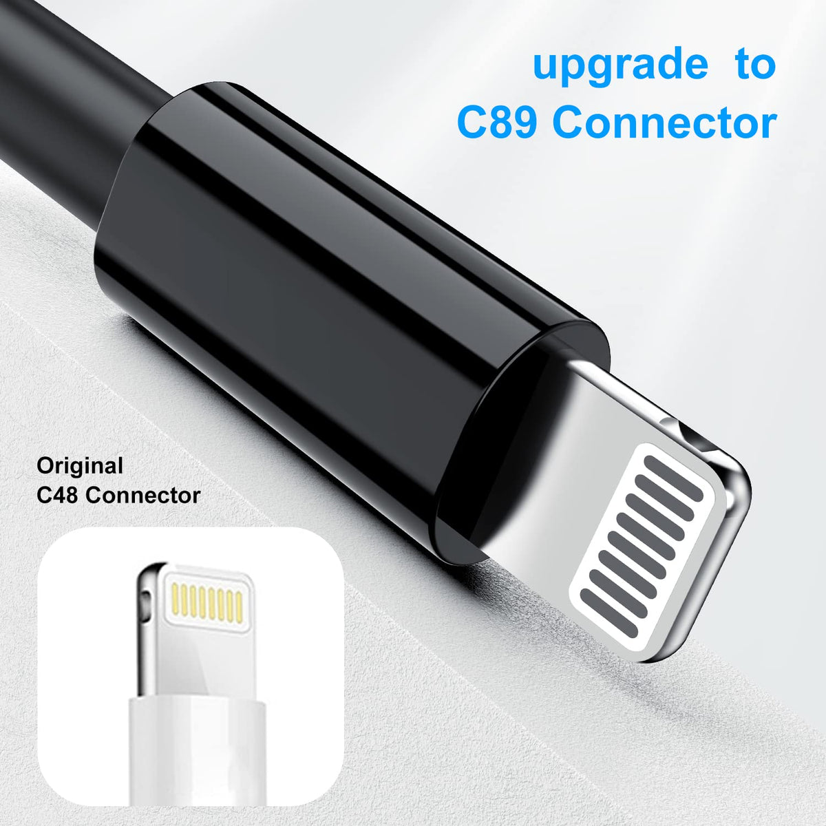 2 Pack Apple MFi Certified iPhone Charger Cable 2m, Apple Lightning to USB Cable Cord 2 metres Fast Charging A pple Phone Long Cable for iPhone13/12/12 mini/ 11/11Pro/Max/X/XS/XR/XS Max/8/7/6/iPad