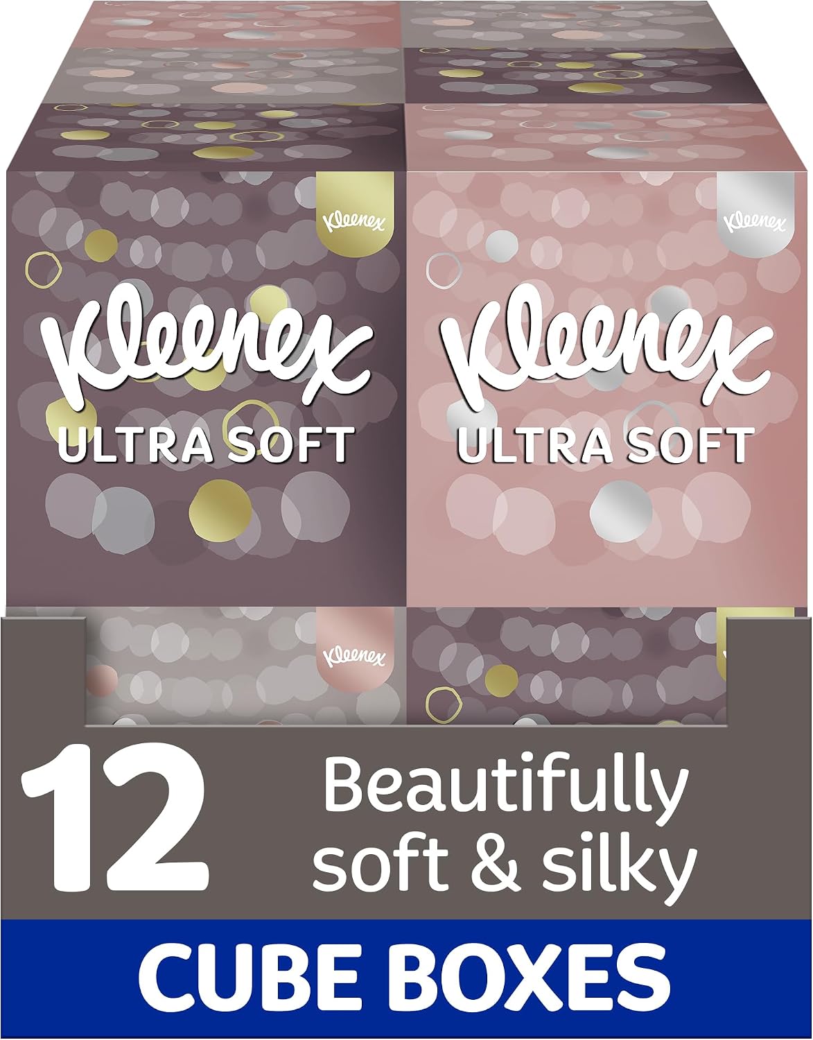 Kleenex Ultra Soft Tissues - Multipack 12 Cube Tissue Boxes