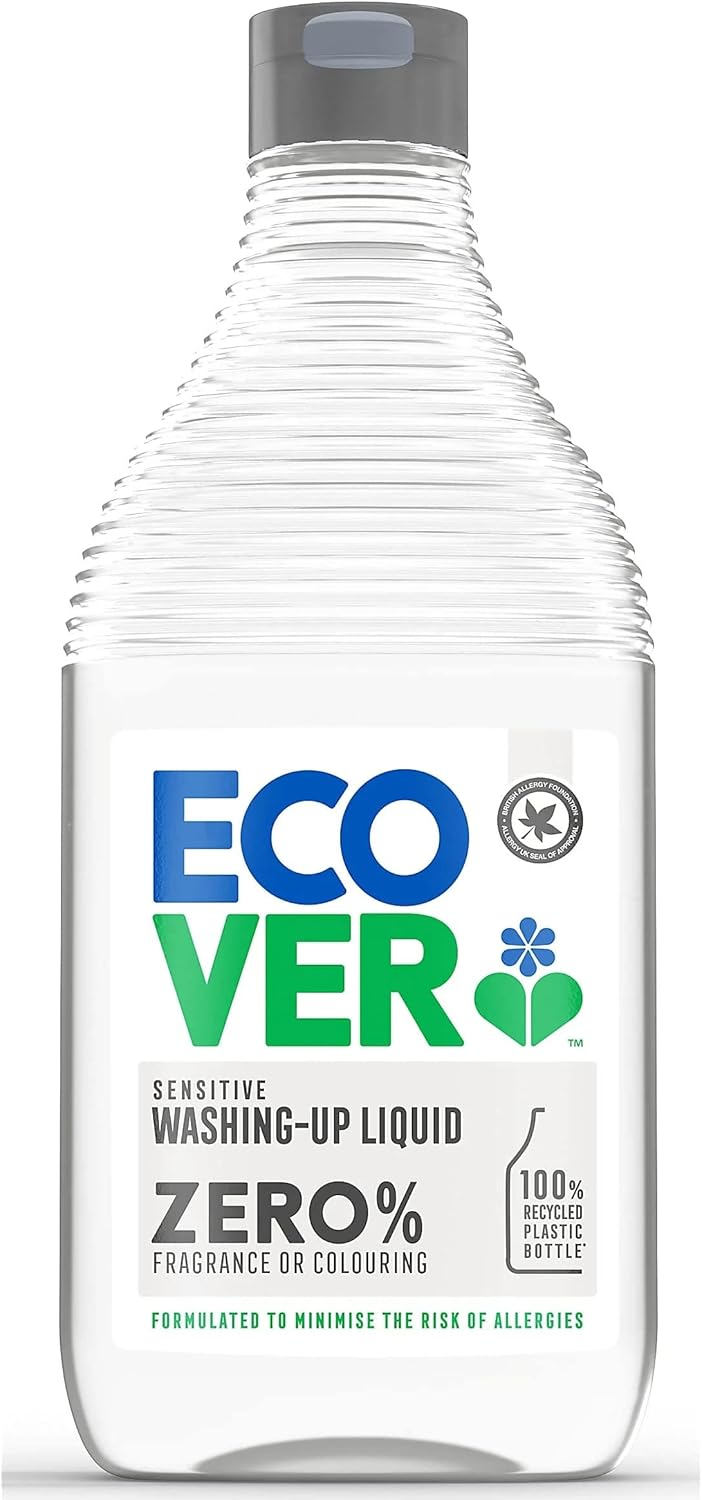 Ecover | Washing Up Liquid Zero | 6 x 450ml
