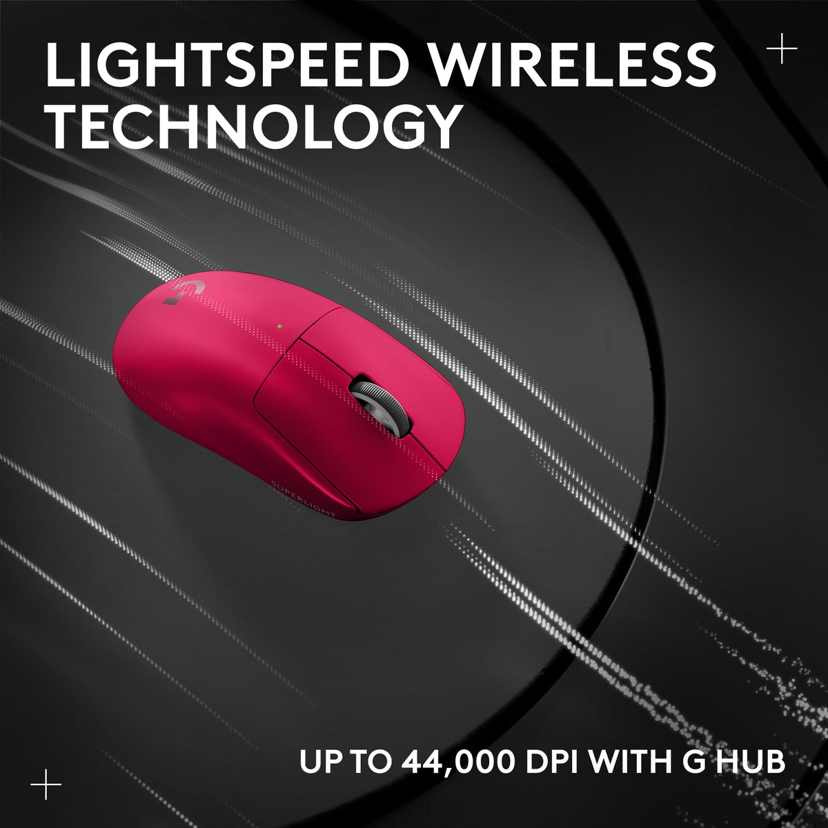 Logitech G PRO X SUPERLIGHT 2 SE Wireless Gaming Mouse, 60 g pro-grade mouse with 5 programmable buttons, 44K DPI sensor, 888+ IPS, 1 kHz report rate, USB-C charging for PC/Mac - Black