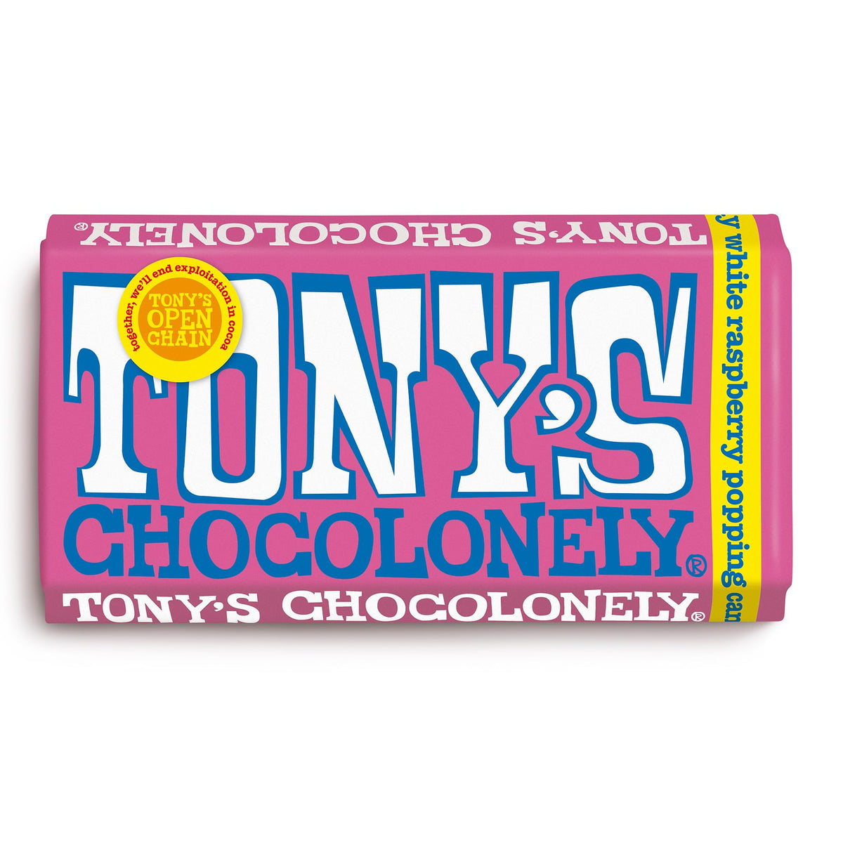 Tony's Chocolonely Milk Chocolate Bar - 180g Belgian Fairtrade Chocolate, Gift, 32% Cocoa, Vegetarian