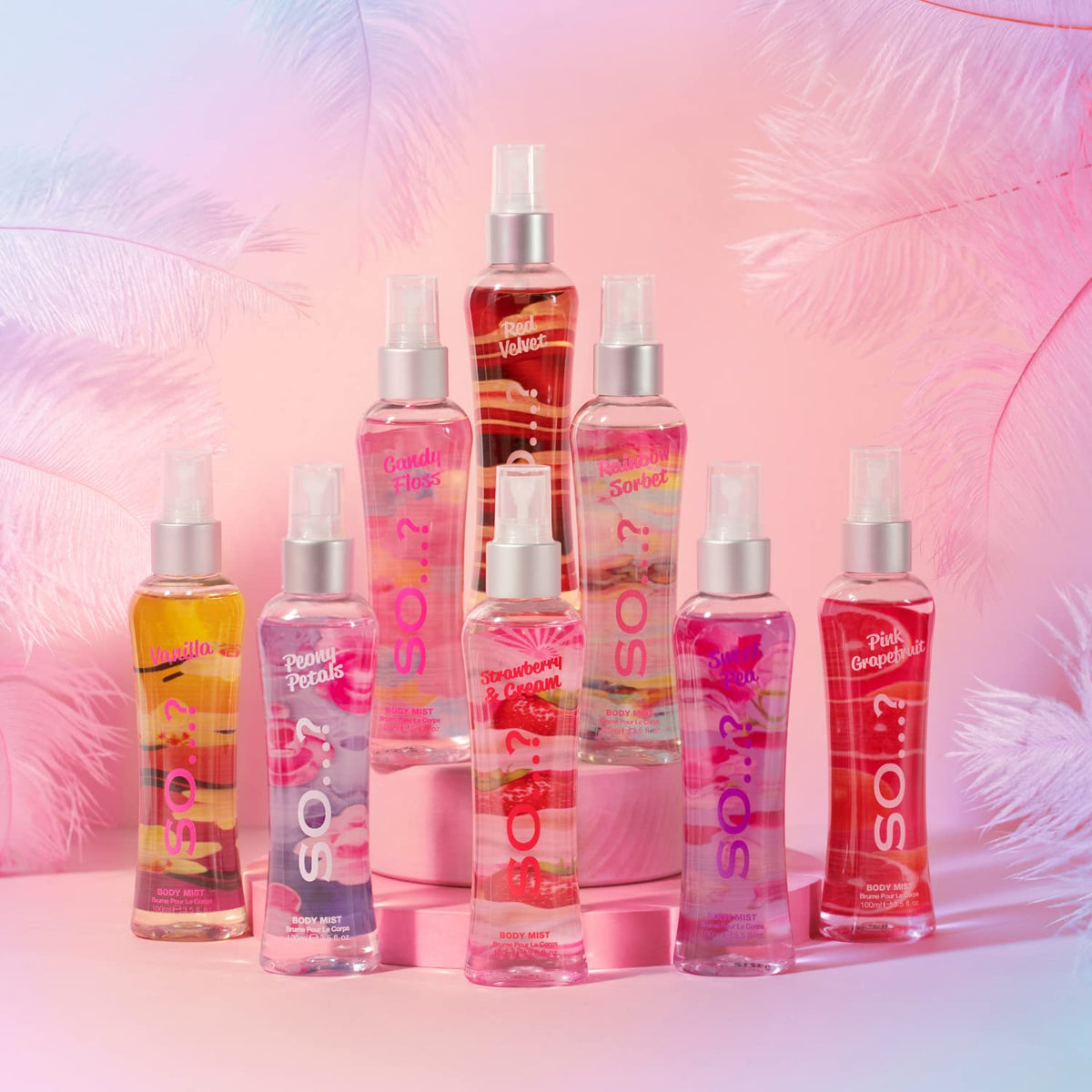 Body Mist By So…? Womens Vanilla Body Mist Fragrance Spray, Travel Size, 100 ml, 1 piece