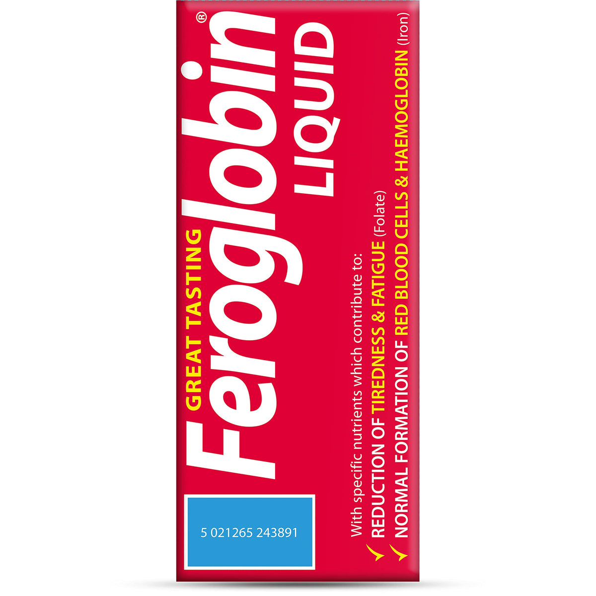 Feroglobin Iron Supplement Capsules Support Iron Defficiency, Anemia and Blood Formation, Boost Energy, Immunity and Vitality While reducing Fatigue and Tiredness