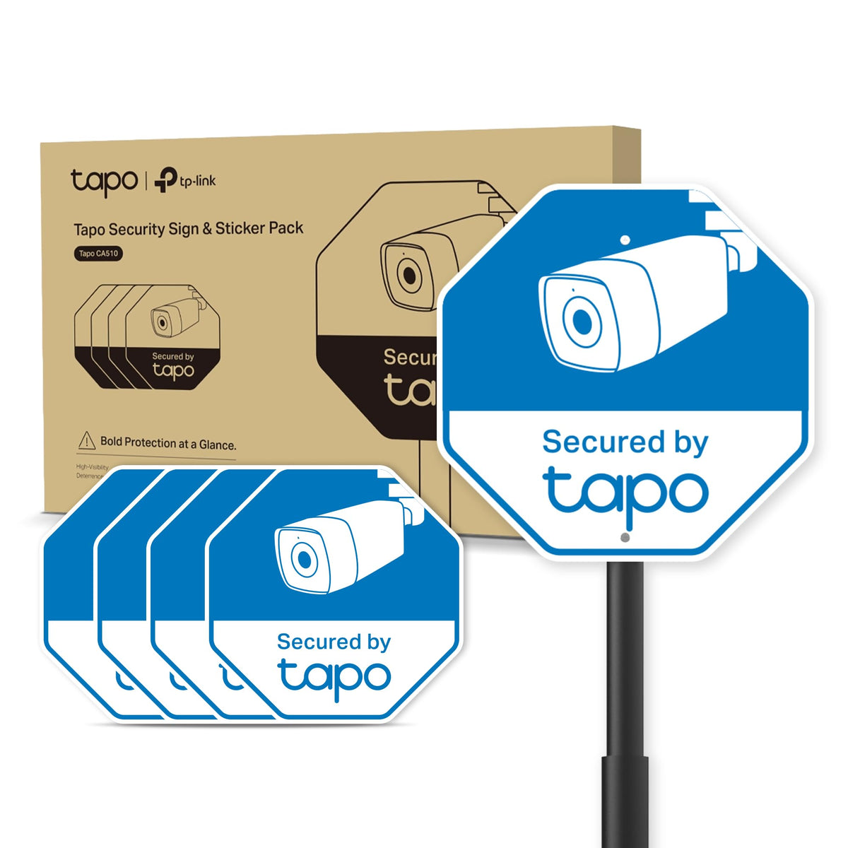 Tapo TC40 Pan/Tilt Smart Security Outdoor Camera, Full HD, 360° Person Detection Motion Tracking, Color Night Vision, WiFi Camera No Monthly Fee, Two-Way Talk, IP65, Works with Alexa and Google