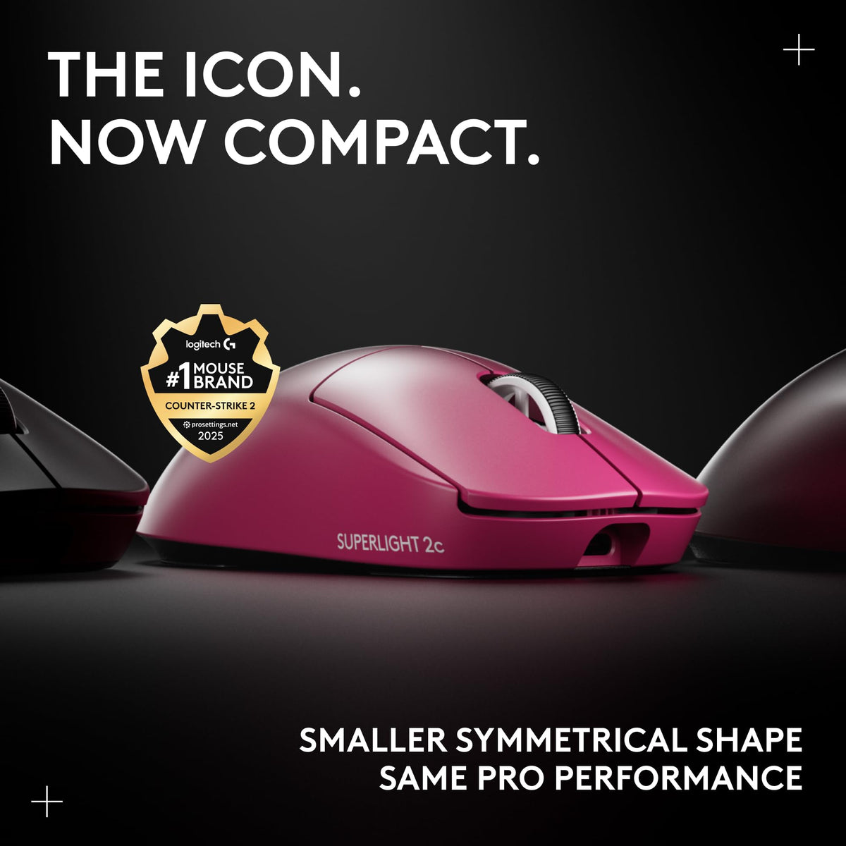 Logitech G PRO X SUPERLIGHT 2 SE Wireless Gaming Mouse, 60 g pro-grade mouse with 5 programmable buttons, 44K DPI sensor, 888+ IPS, 1 kHz report rate, USB-C charging for PC/Mac - Black