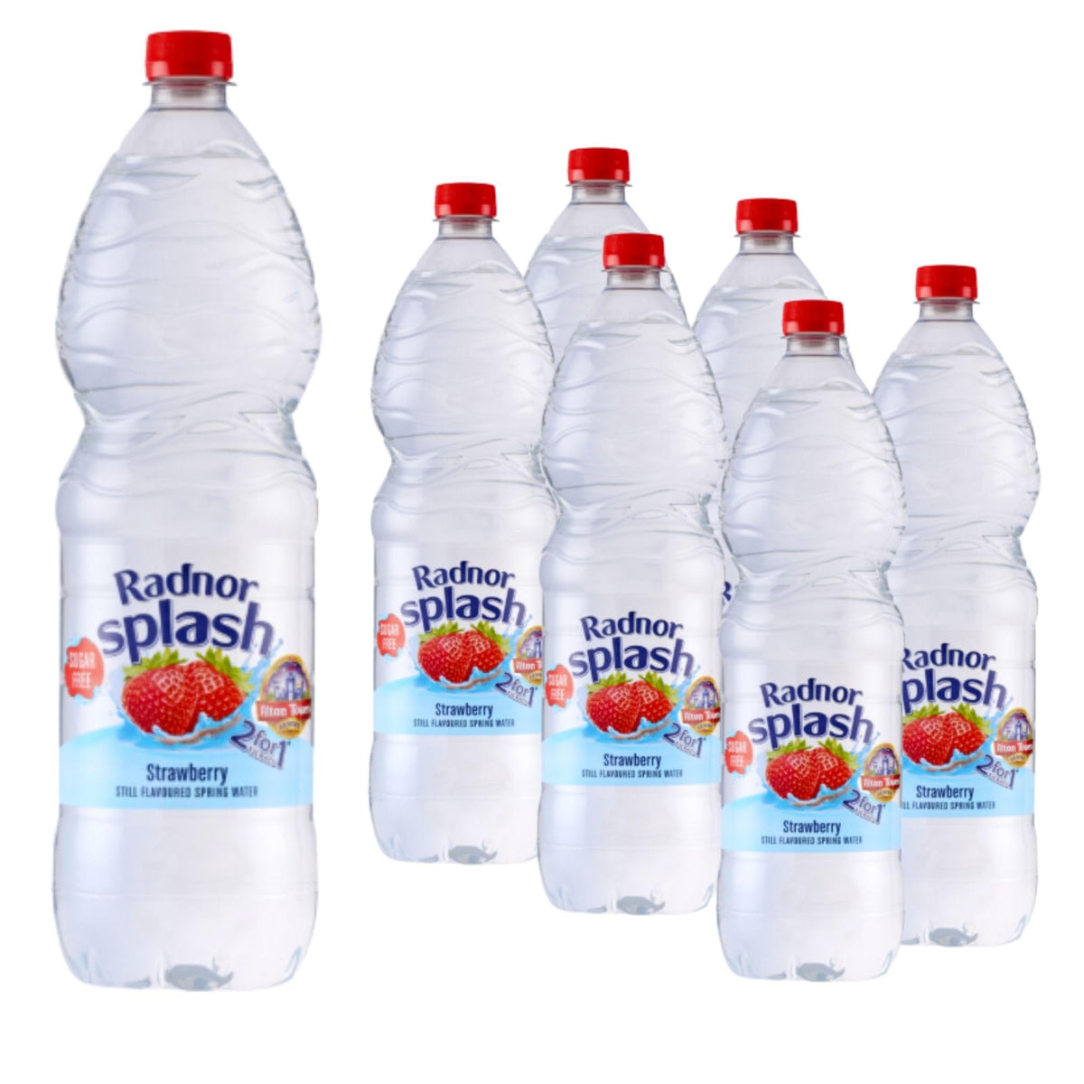Radnor Splash Flavoured Water Sugar Free 500ml - Pack of 24 (Strawberry)