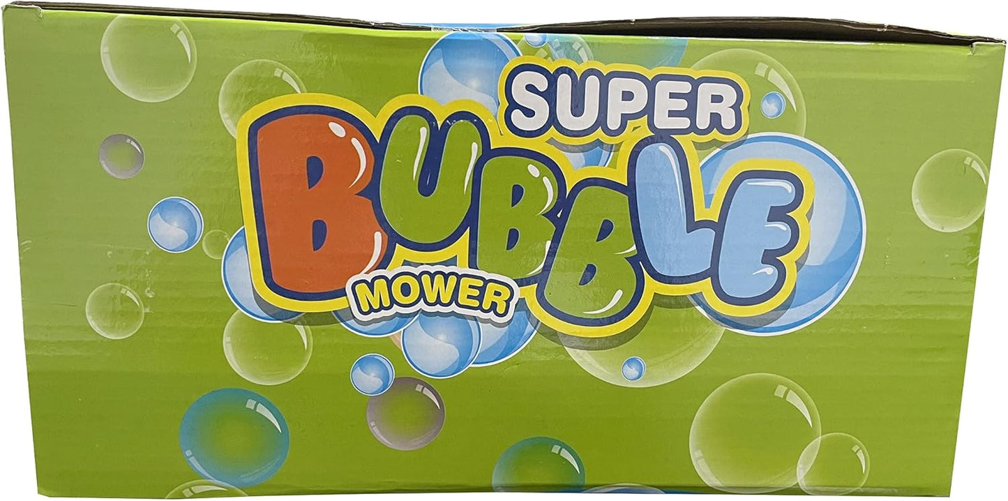 Ram© Lawn Bubble Mower Push Along Toy Lawnmower For Kids And Toddlers With Bubble Machine Soapy Solution Included