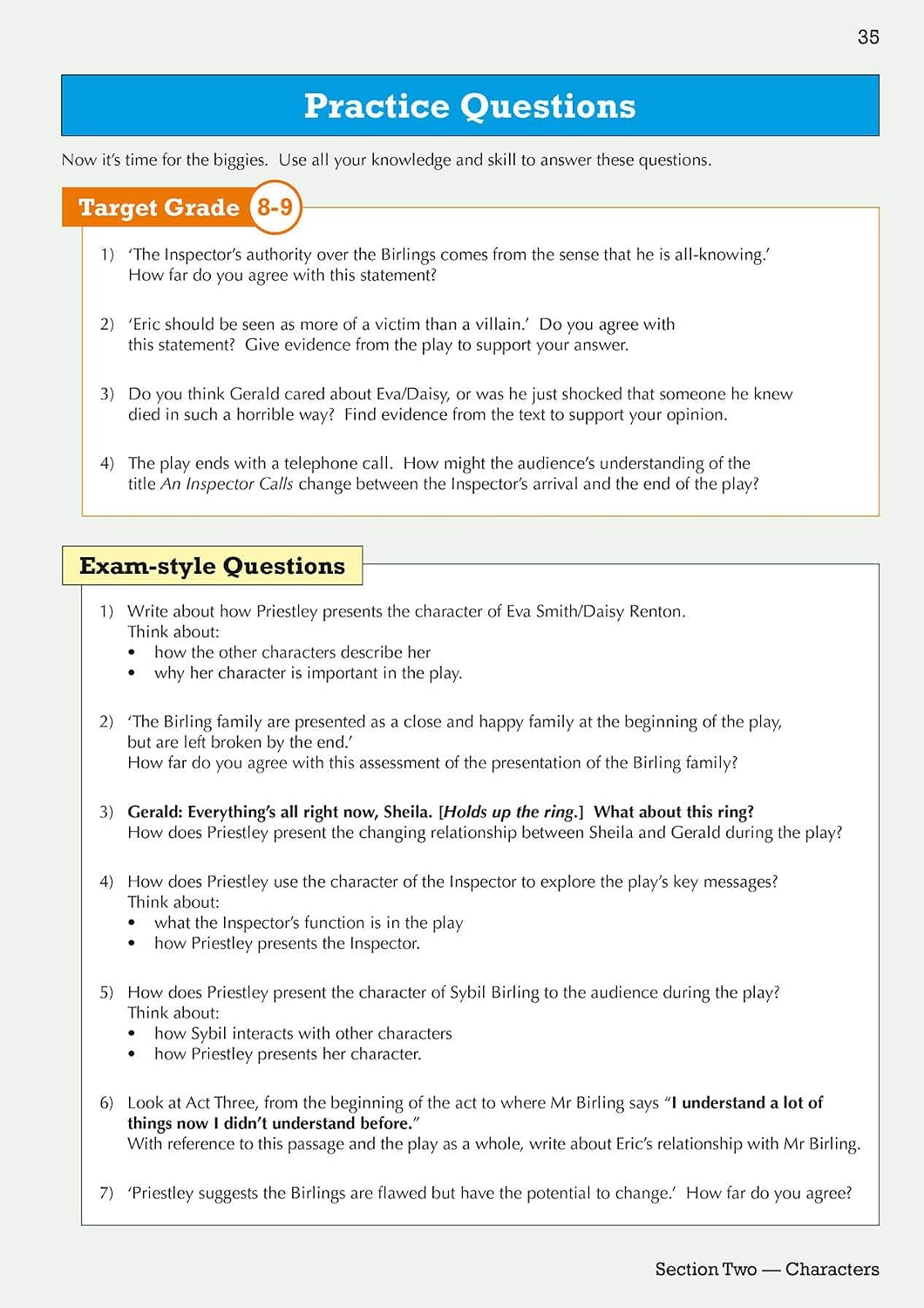 GCSE English Text Guide - An Inspector Calls includes Online Edition & Quizzes: for the 2027 and 2028 exams
