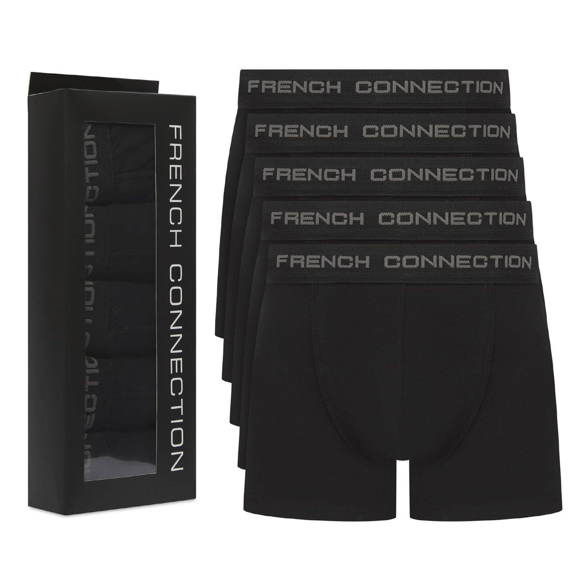 French Connection Mens Boxer Shorts Multipack Cotton Stretch Underwear