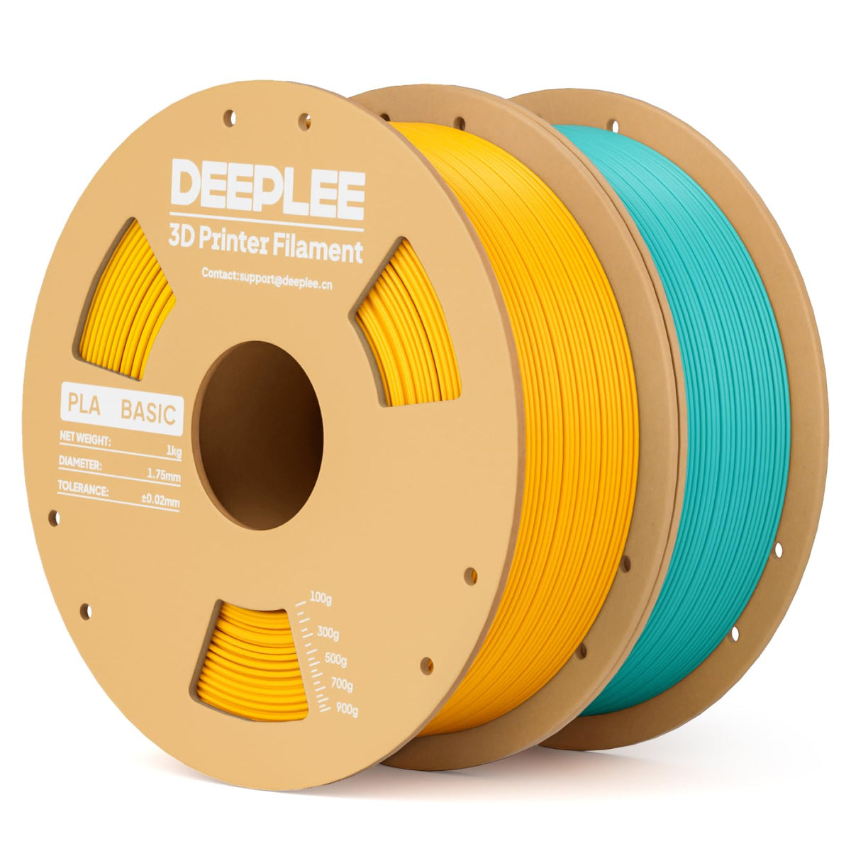 DEEPLEE PLA Filament 1.75mm, Basic 3D Filaments Beige 1kg