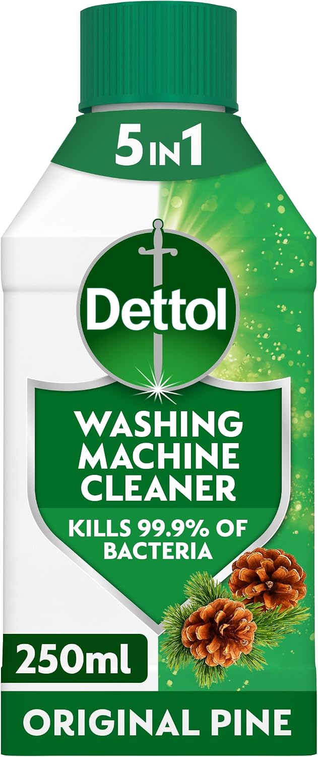 Dettol Washing Machine Cleaner, Pine, Antibacterial, 250ml
