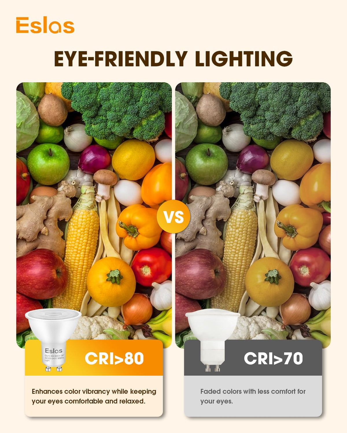 GU10 LED Bulbs Natural White 4000K, 6W, 60 Watts Equivalent, 6 Pack