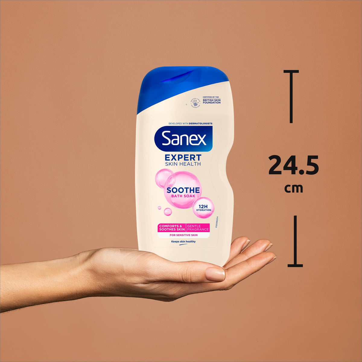 Sanex Body Wash - Expert Skin Health - Hypoallergenic Shower Gel - Dermatologist Tested Gentle for Very Sensitive Skin - Multipack - 6 Pack - 450ml Bottles