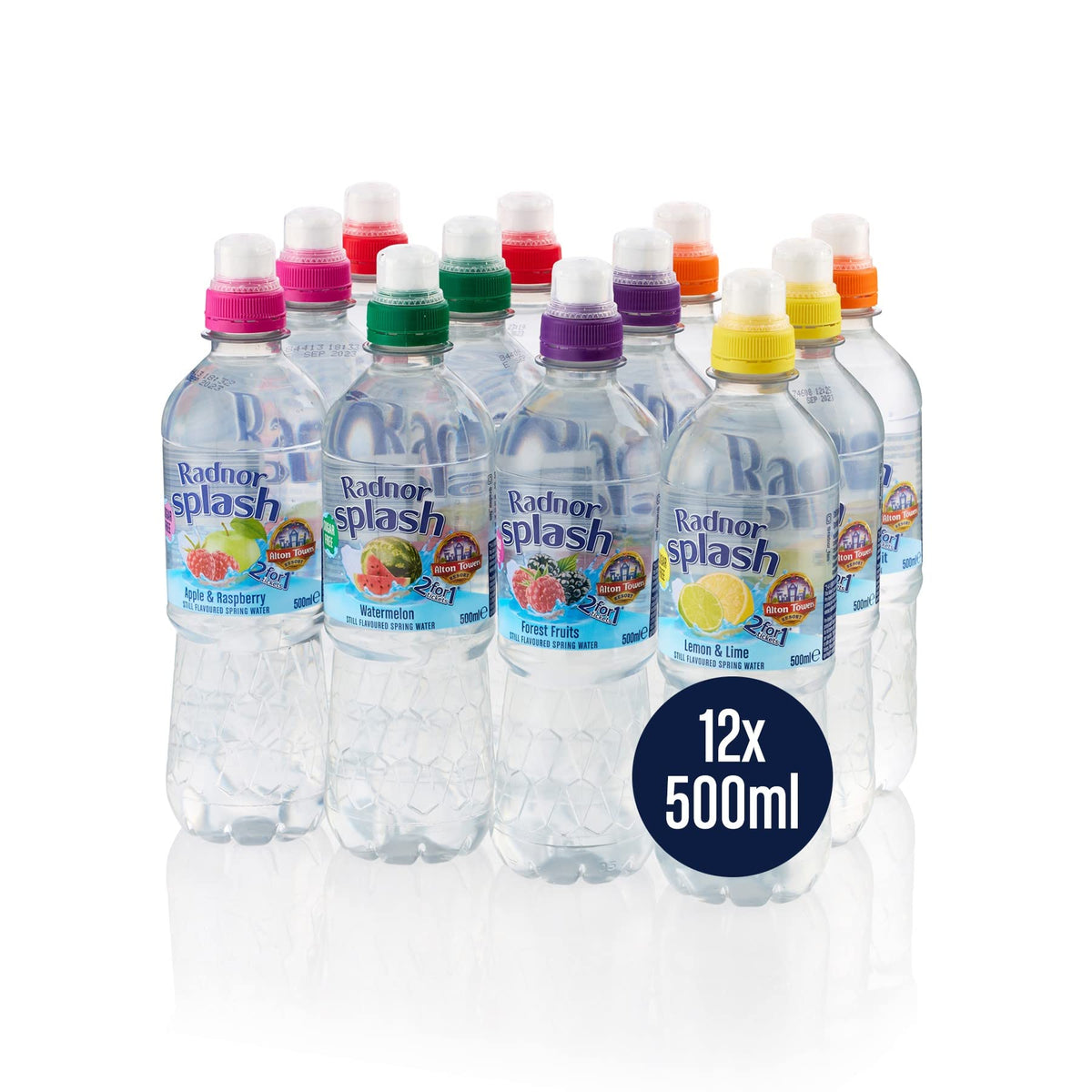 Radnor Splash Flavoured Water Sugar Free 500ml - Pack of 24 (Strawberry)
