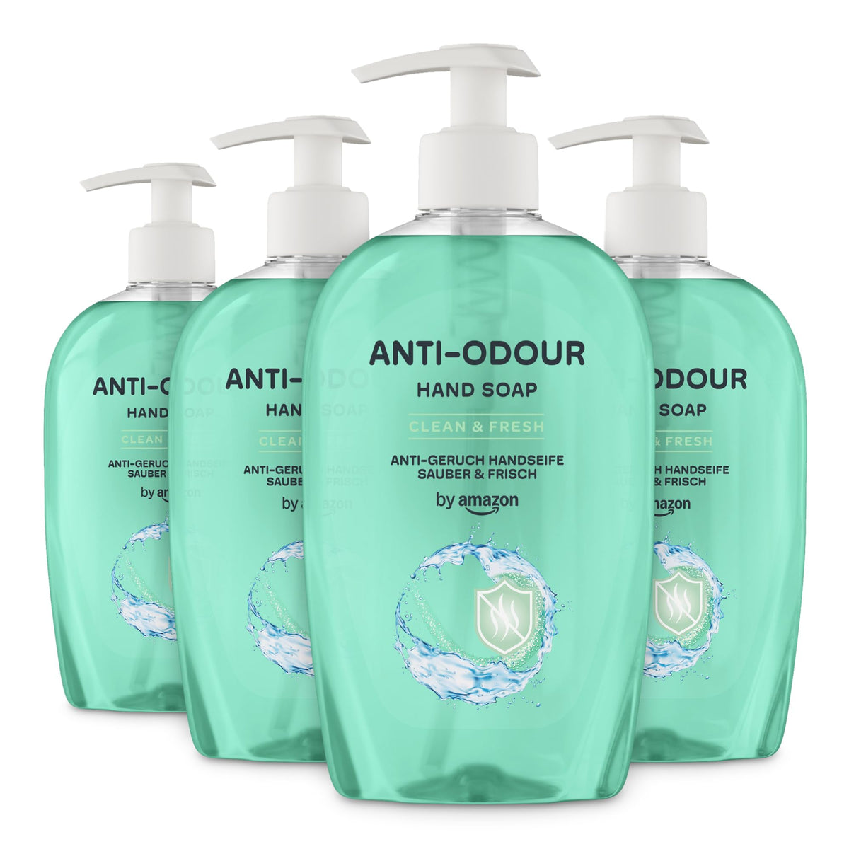 by Amazon Milk & Honey Hand Soap, 4 x 500ml
